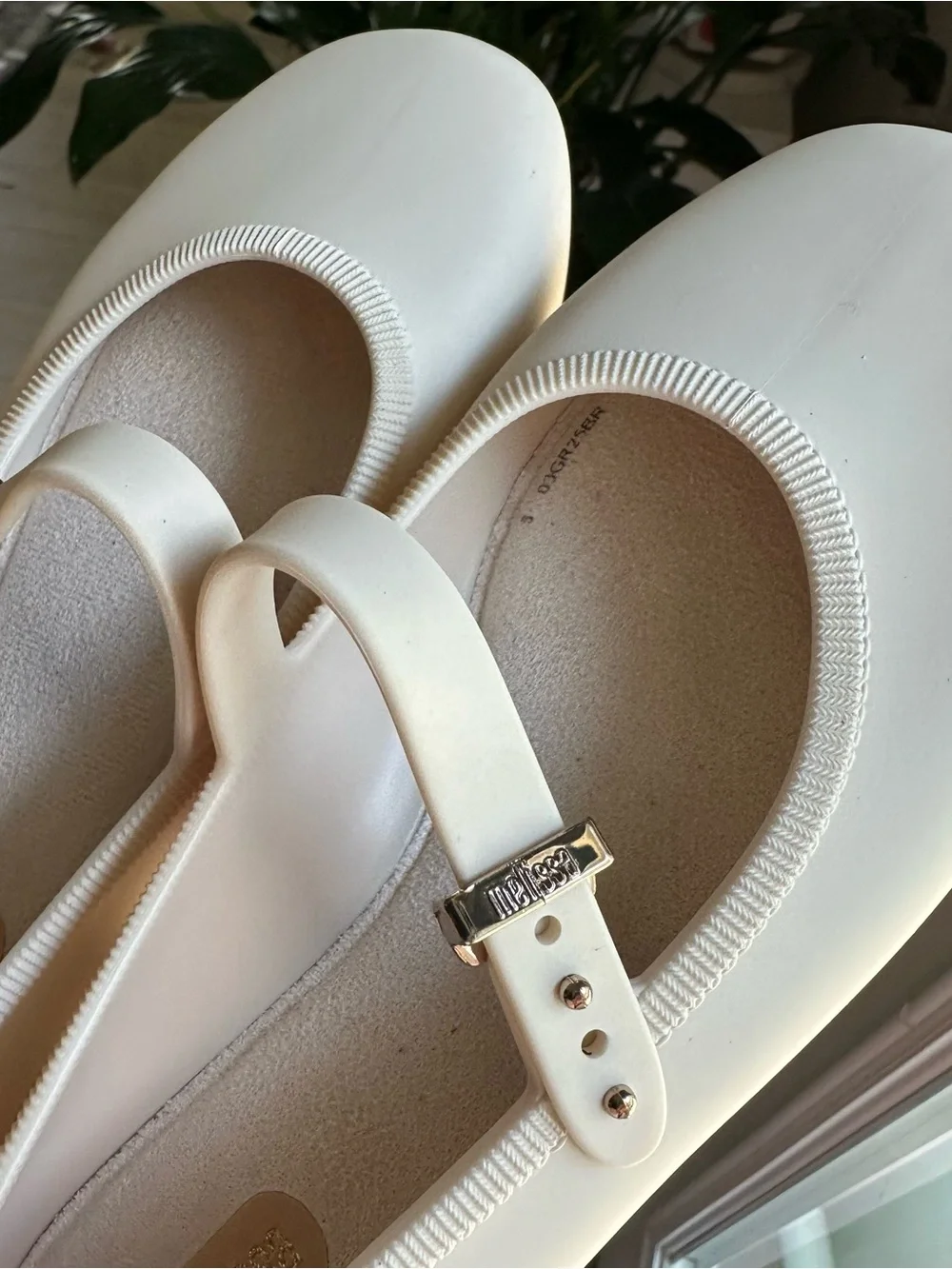 Mini Melissa Kids Soft Ballerina Beige Size 4